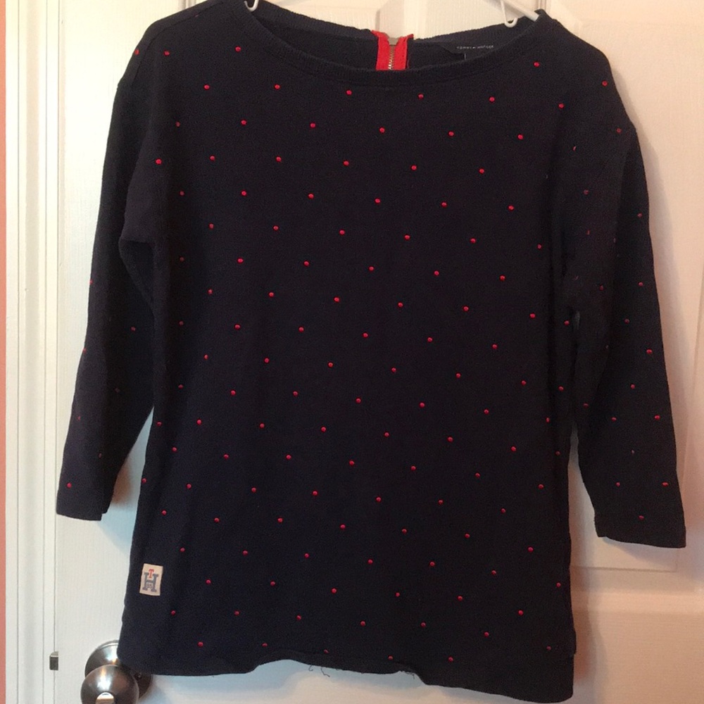 Polka Dot Tommy Hilfiger Sweater